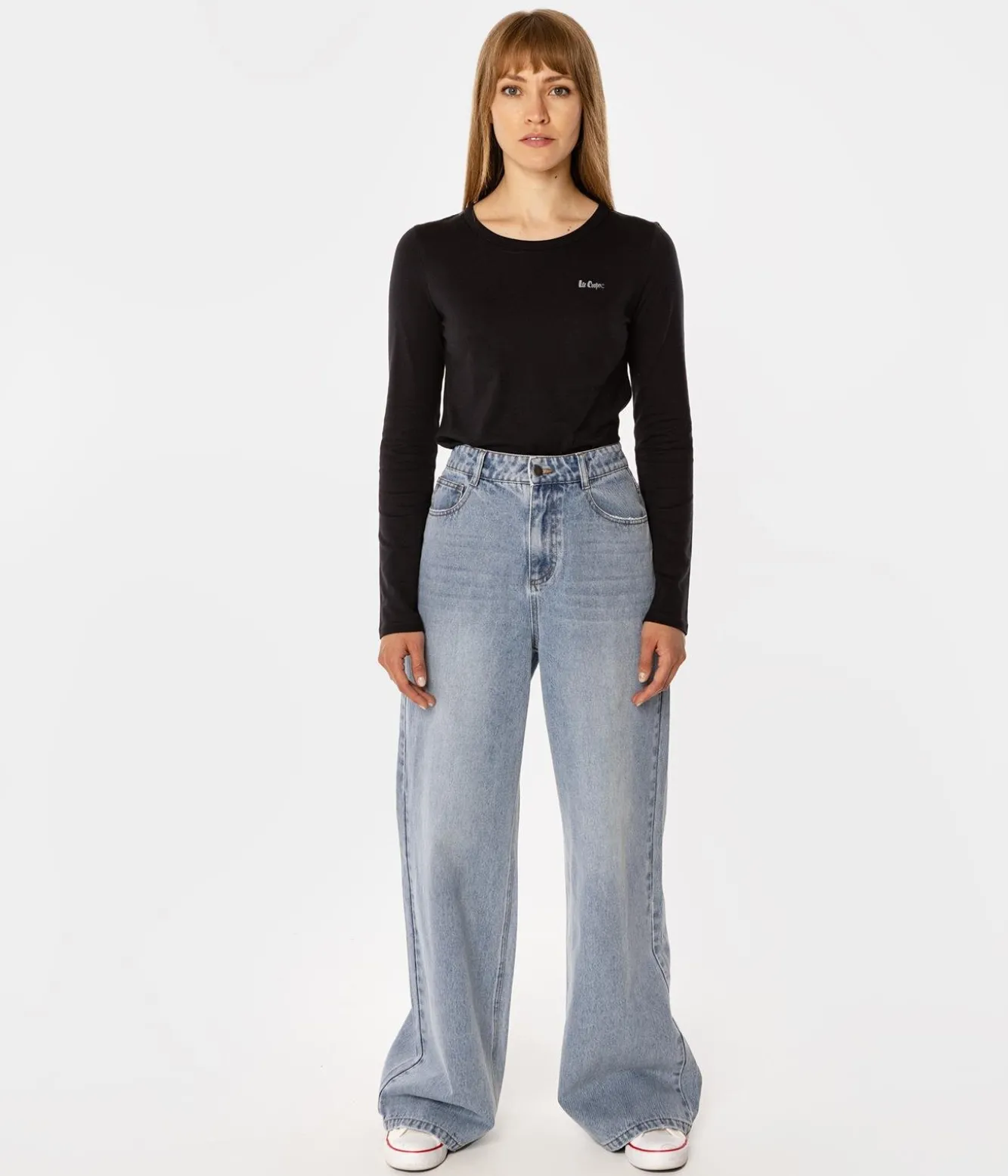 Spodnie damskie wide leg ISA 1117 BRUSHED USED