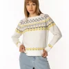 Sweter damski LEANDRA 2053 ECRUE