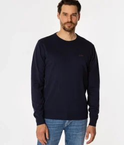 Sweter męski z bawełny organicznej ANDY ORGANIC NAVY
