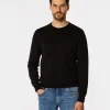 Sweter męski z bawełny organicznej ANDY ORGANIC BLACK