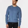 Sweter męski z bawełny organicznej ANDY ORGANIC CORONET BLUE