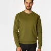 Sweter męski z bawełny organicznej ANDY ORGANIC SPHAGNUM