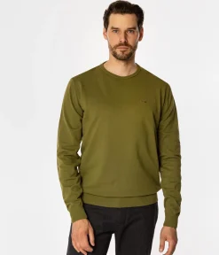 Sweter męski z bawełny organicznej ANDY ORGANIC SPHAGNUM