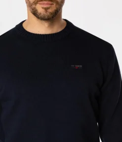 Sweter męski z bawełny organicznej BILL ORGANIC BLACK