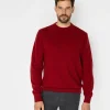 Sweter męski z wełny jagnięcej LENI TOY RED
