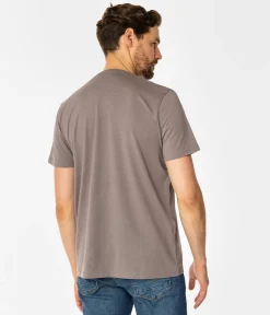 TSHIRT M HENLEY2 4587 DECEMBER SKY