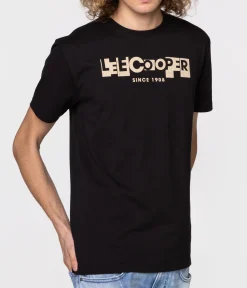 T-shirt slim LC BLOCK1 1010 BLACK