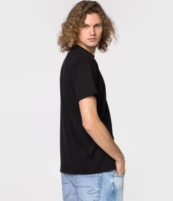 T-shirt slim LC BLOCK1 1010 BLACK