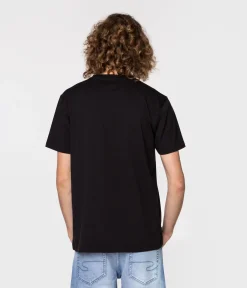 T-shirt slim LC BLOCK1 1010 BLACK